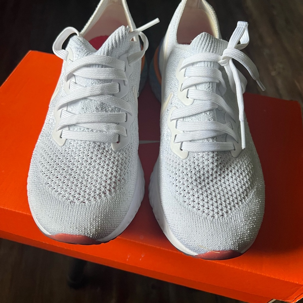 White Knit Sneakers